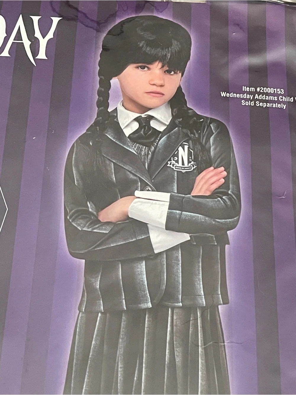 Wednesday Girls  Costume Addams Family
